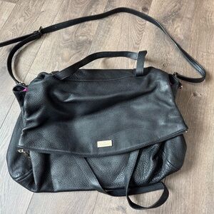 Kate Spade Black Leather Office Tote